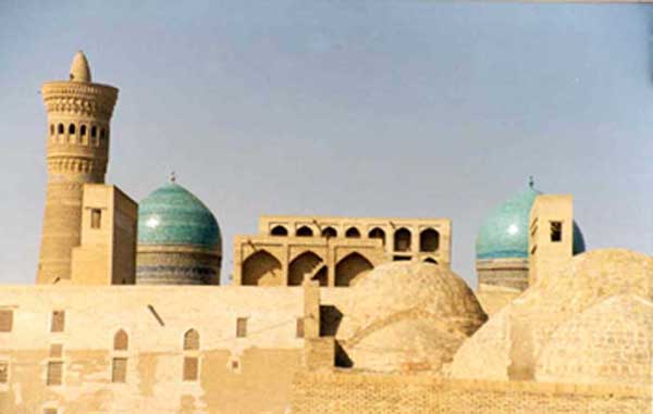 Old Town of Bukhara: The Square is Left, Bazaar is on the Right