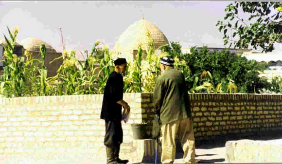 Friends Meet Outside Sayid Alauddin Mausoleum