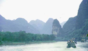 Limestone Hills along Li River