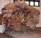 Fish Traps on Bicycle Used to Deliver Them