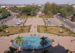 View from Patousai Arch